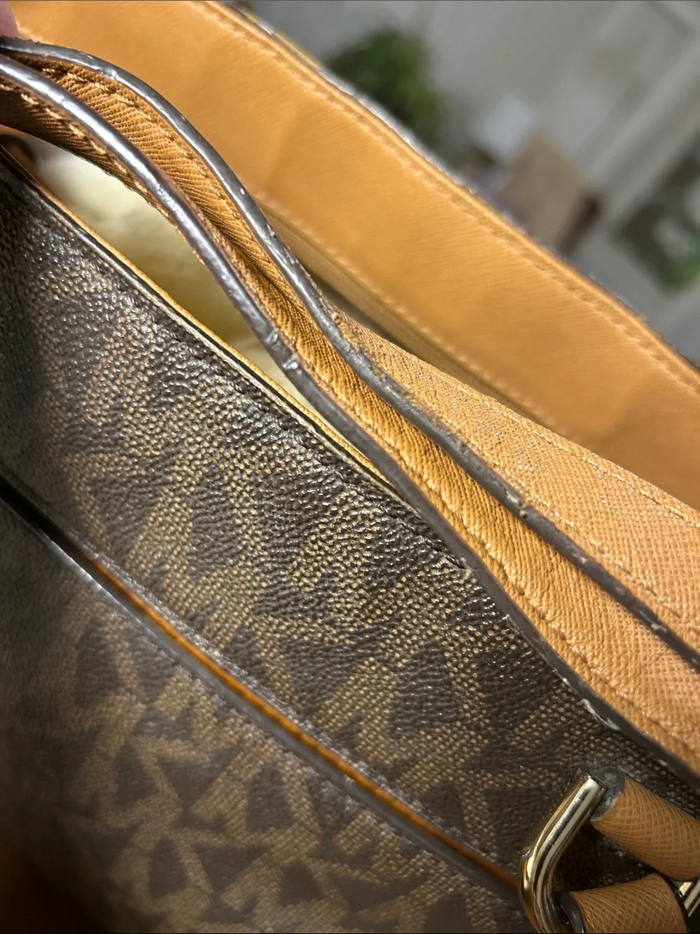 Michael Kors Brown & Tan Signature Tote